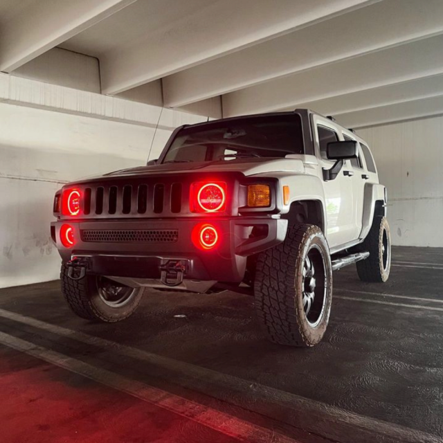 2006-2010 HUMMER H3 HALO, PROJECTOR AND FOG HALO BUNDLE - FLOW SERIES