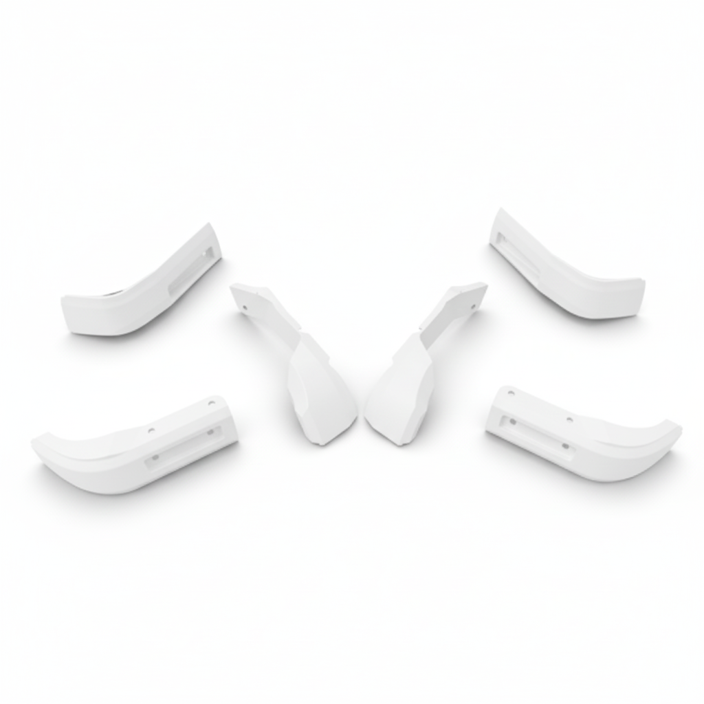 2019 - 25 GMC SIERRA 1500/CHEVY SILVERADO 1500 COLORMATCHED MUD FLAP DELETE KIT