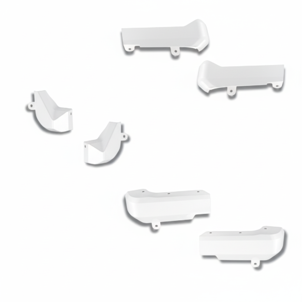 2020 - 25 GMC SIERRA HD/CHEVY SILVERADO HD COLORMATCHED MUD FLAP DELETE KIT