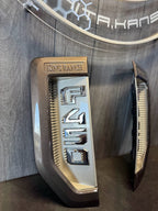 2017-22 FORD SUPERDUTY F450 FENDER BADGES KING RANCH *PAINTED GN TWO TONE H5* (OPEN BOX)