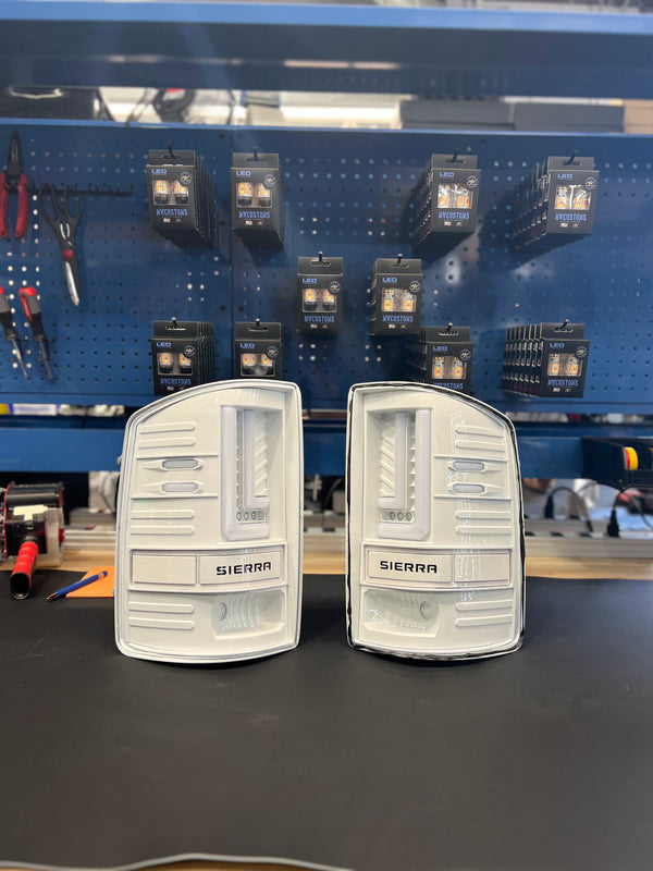 PRE-BUILT 2014-18 GMC SIERRA L Bar TAIL LIGHTS