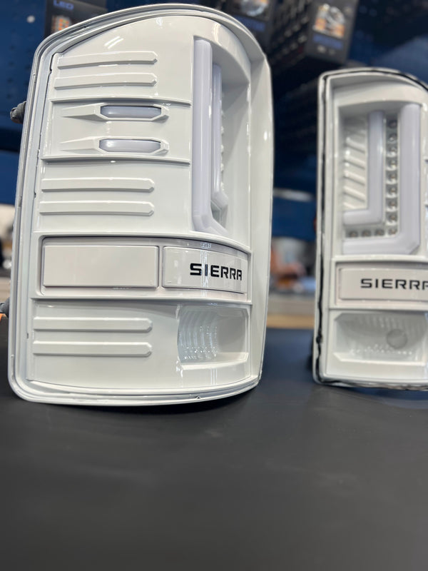 PRE-BUILT 2014-18 GMC SIERRA L Bar TAIL LIGHTS