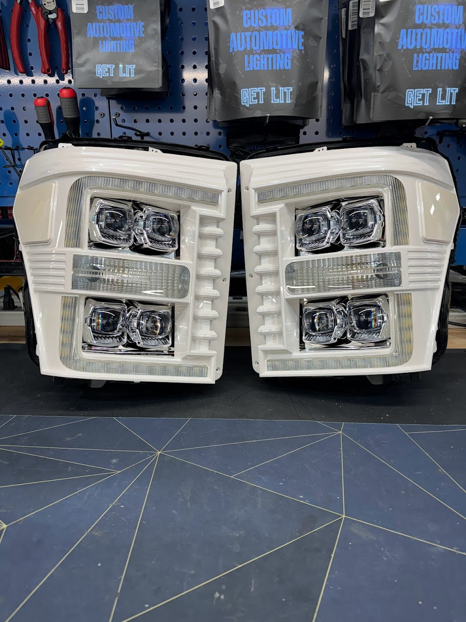 2011-16 FORD SUPER DUTY ALPHAREX HEADLIGHTS NOVA SERIES