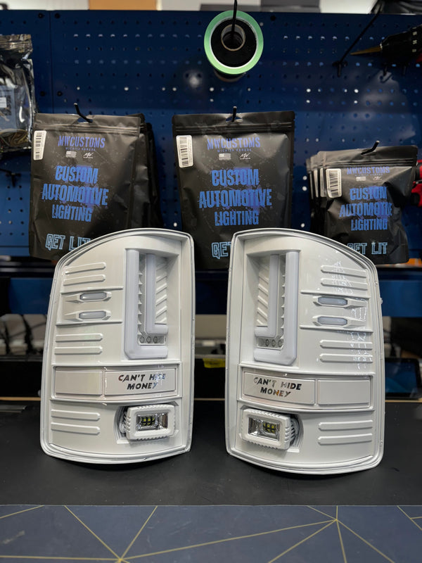 PRE-BUILT 2014-18 GMC SIERRA L Bar TAIL LIGHTS