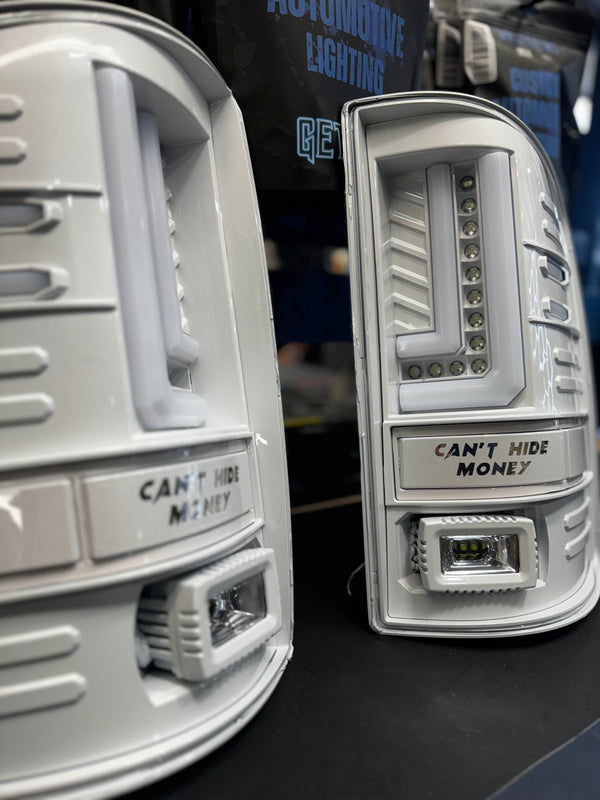 PRE-BUILT 2014-18 GMC SIERRA L Bar TAIL LIGHTS