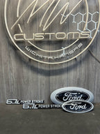 CUSTOM FORD GRILLE EMBLEM (WITH CAMERA CUT-OUT)