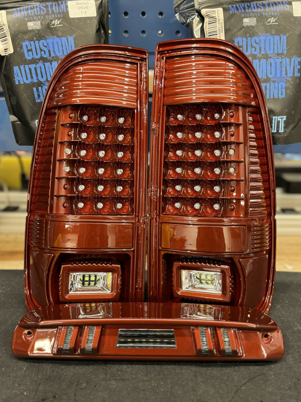 PRE-BUILT 1999-16 FORD SUPER DUTY TAIL LIGHTS