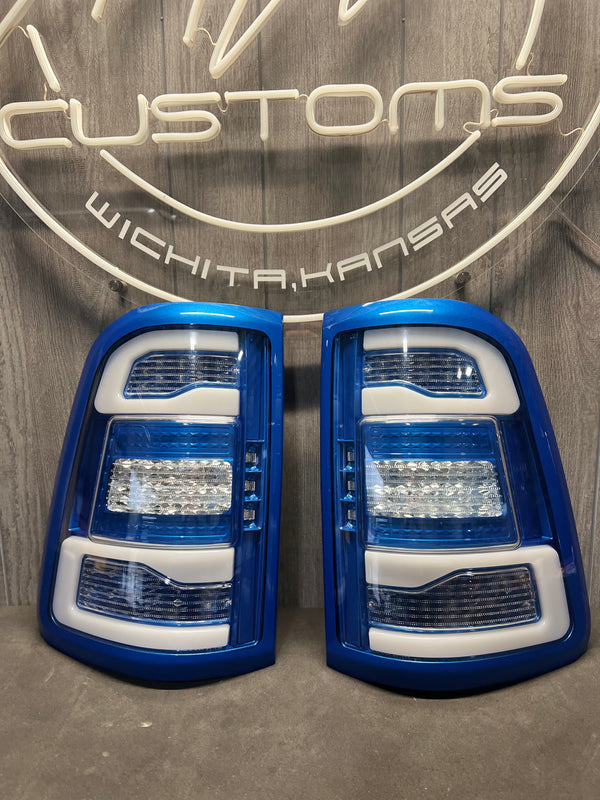 2019+ DODGE RAM RECON TAIL LIGHTS 1500 ONLY *PAINTED PBJ* (OPEN BOX)