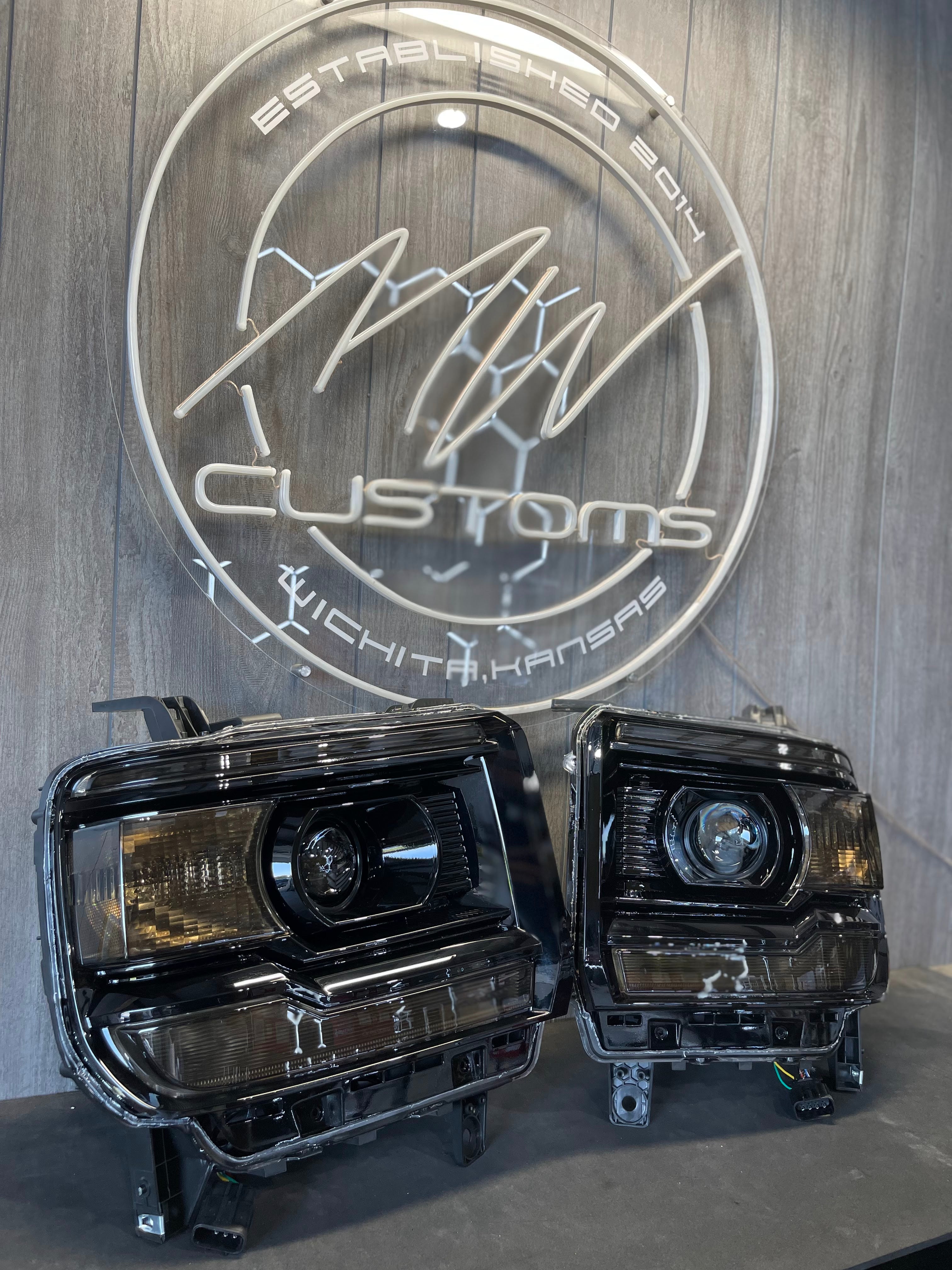 2014-18 GMC SIERRA HEADLIGHTS