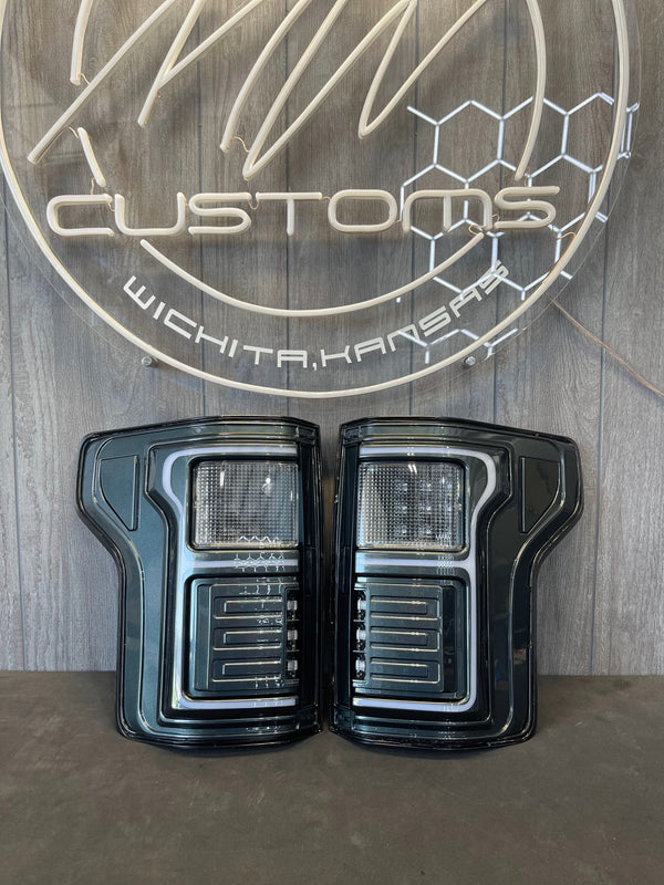 PRE-BUILT 2015-17 FORD F150 TAIL LIGHTS- FACTORY LED MODEL ONLY