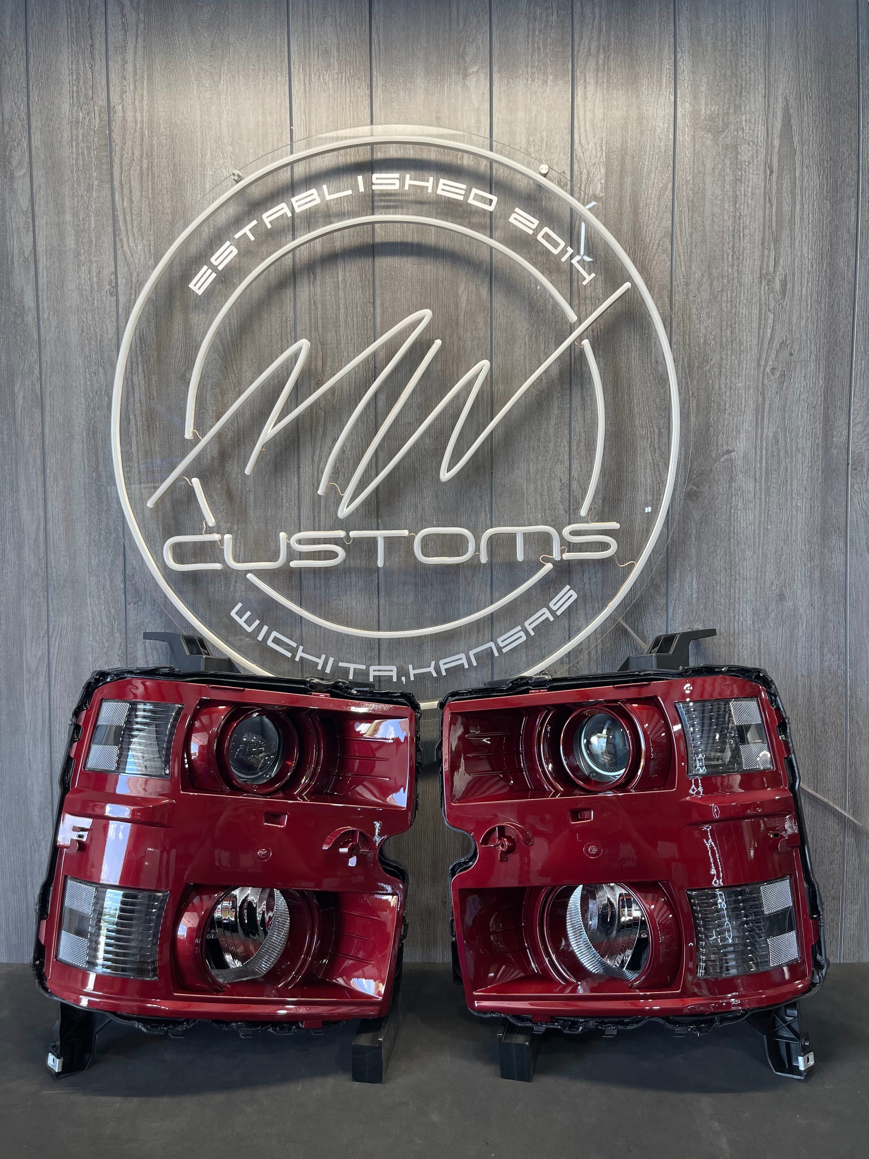 2015-19 CHEVROLET SILVERADO HD 2500/3500 OEM STYLE HEADLIGHTS