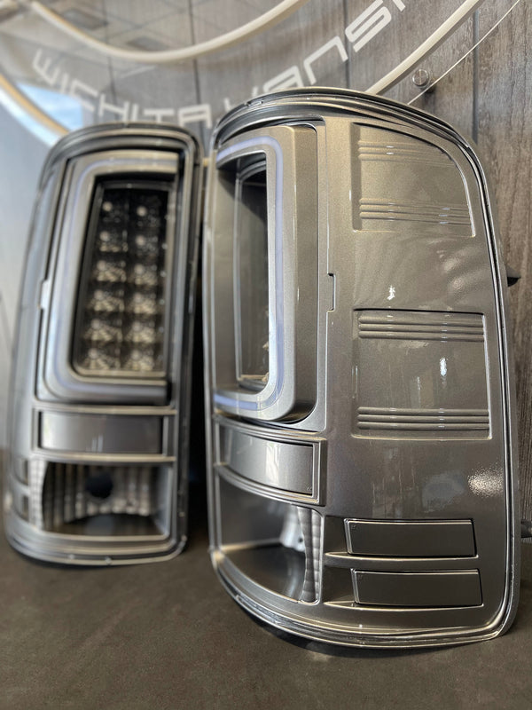 PRE-BUILT 2007-13 GMC SIERRA C BAR TAIL LIGHTS