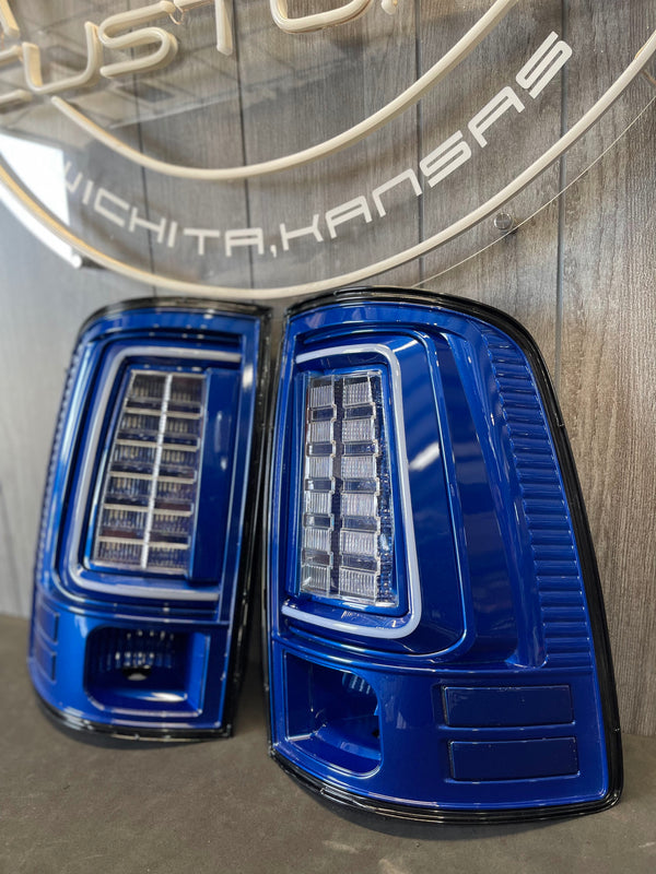 PRE-BUILT 2009-18 DODGE RAM  C BAR TAIL LIGHTS