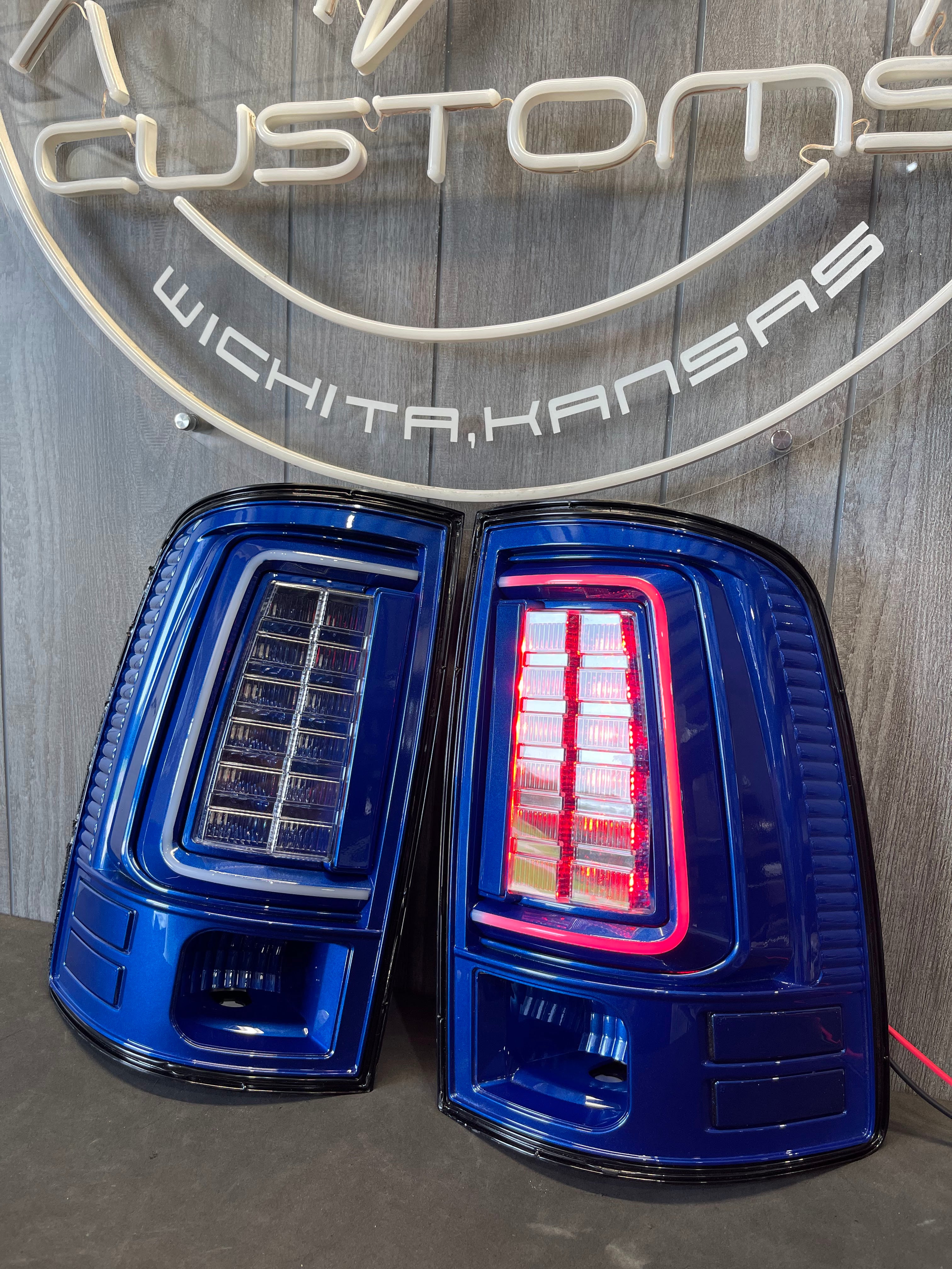 2009-18 DODGE RAM  C BAR TAIL LIGHTS