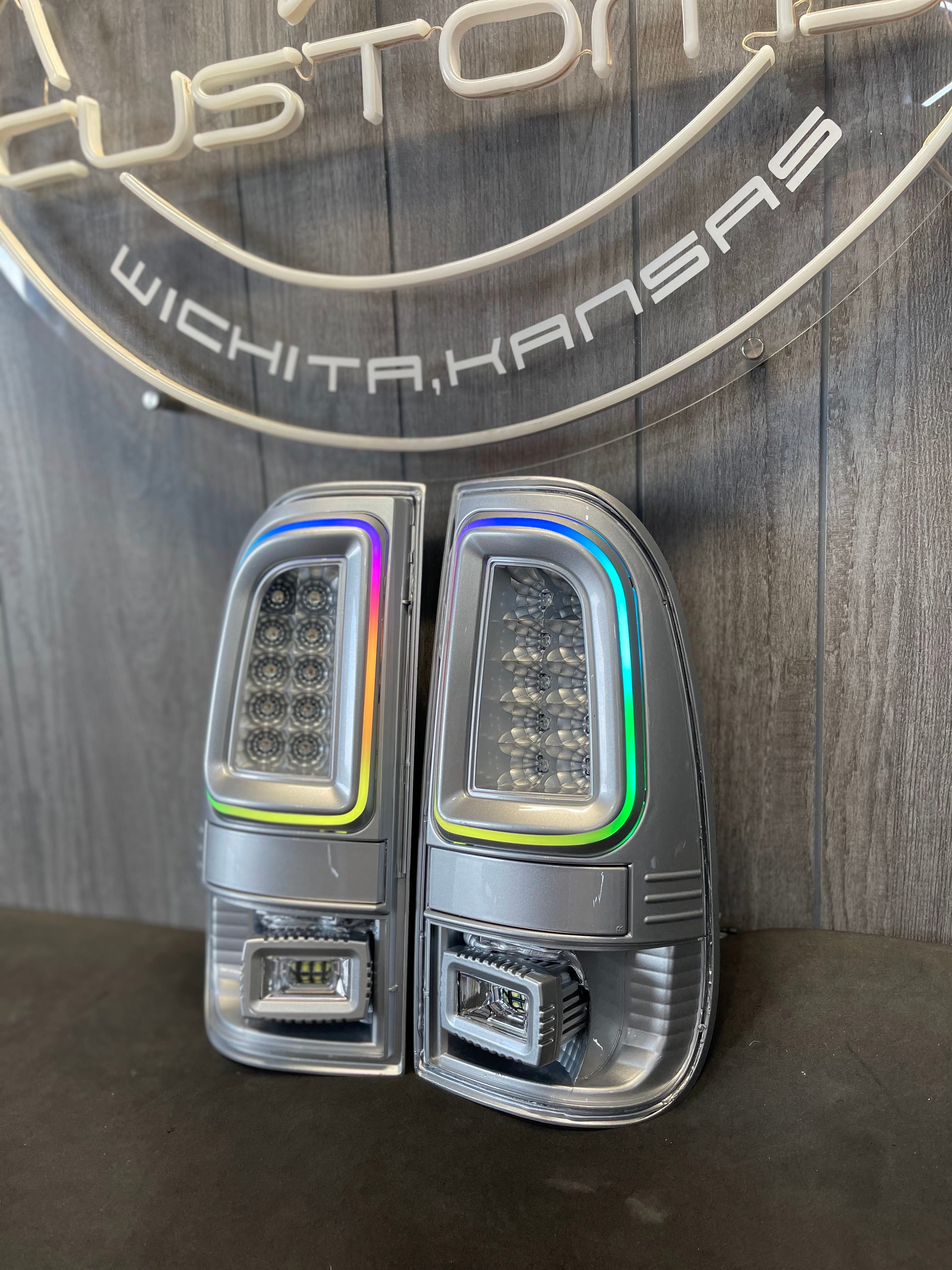 2008-16 FORD SUPER DUTY OVAL BAR TAIL LIGHTS