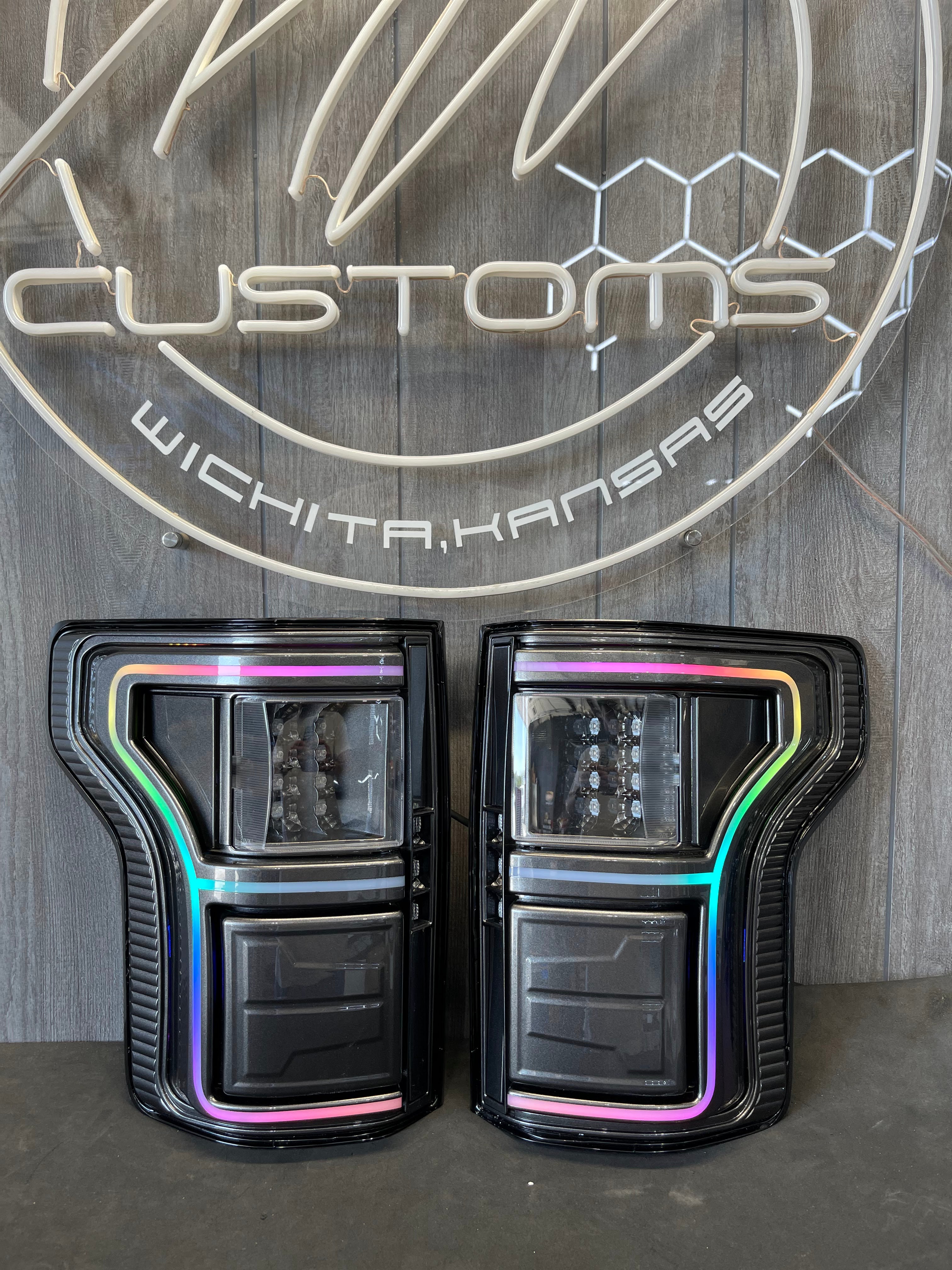 2018-20 FORD F150 TAIL LIGHTS- FACTORY LED MODEL ONLY