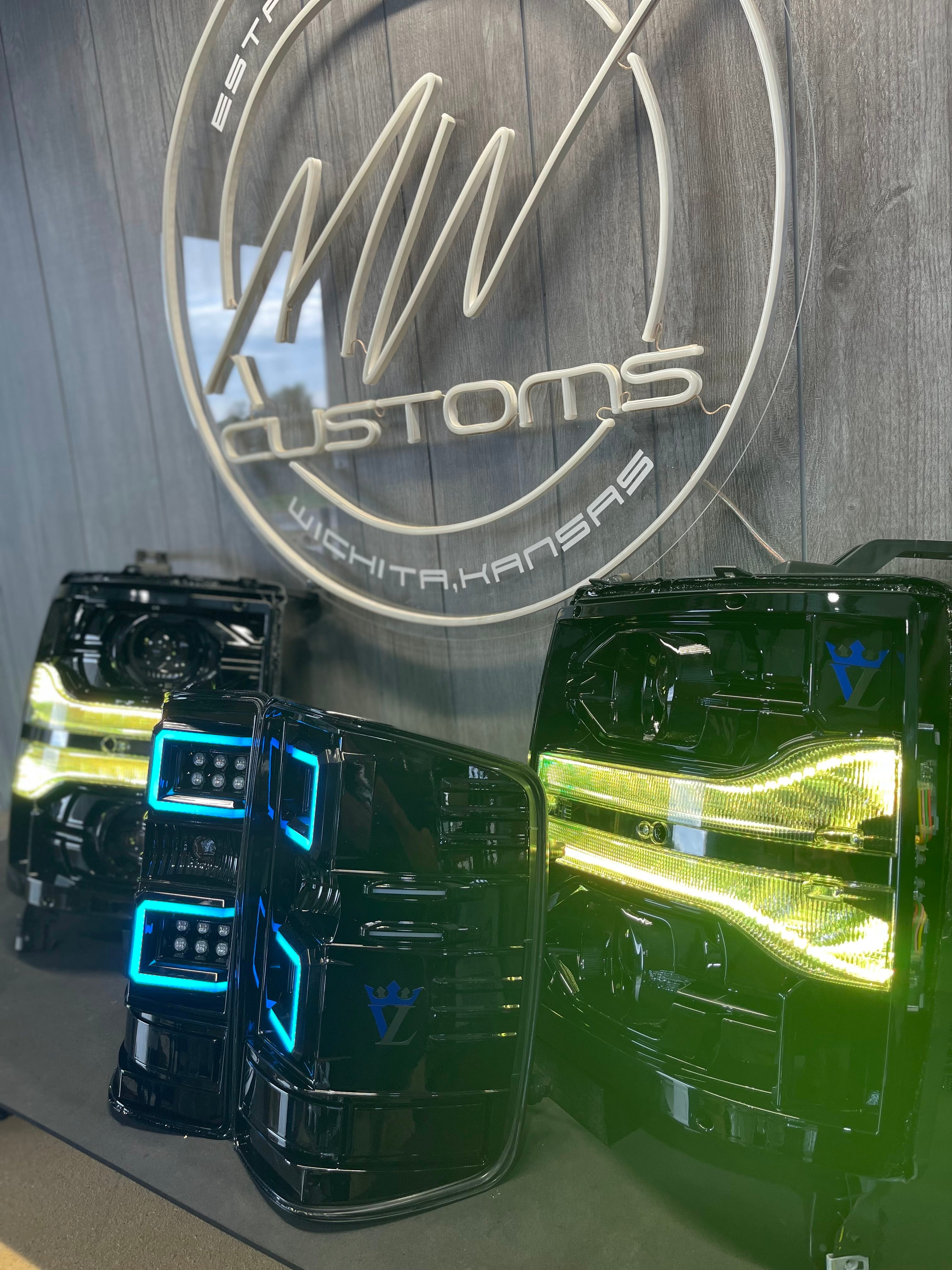 2014-18 CHEVROLET SILVERADO C BAR TAIL LIGHTS