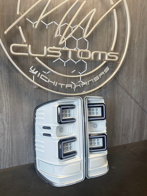 PRE-BUILT 2014-18 CHEVROLET SILVERADO C BAR TAIL LIGHTS