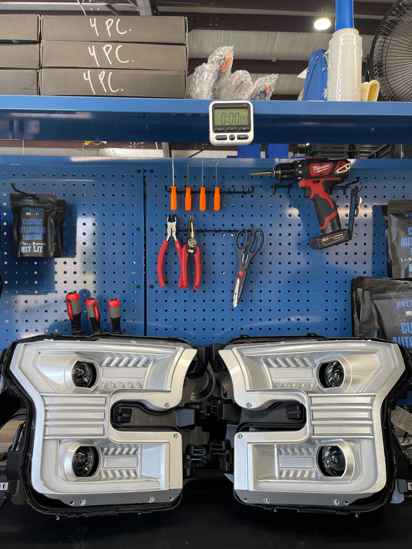 PRE-BUILT 2015-17 FORD F150 ALPHAREX HEADLIGHTS