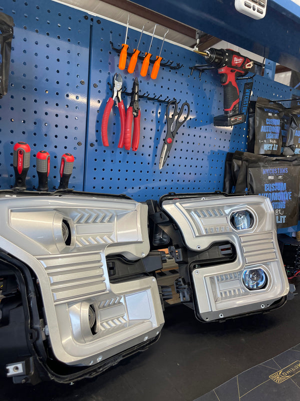 PRE-BUILT 2015-17 FORD F150 ALPHAREX HEADLIGHTS
