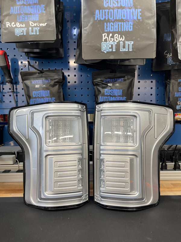 PRE-BUILT 2015-17 FORD F150 TAIL LIGHTS- FACTORY LED MODEL ONLY