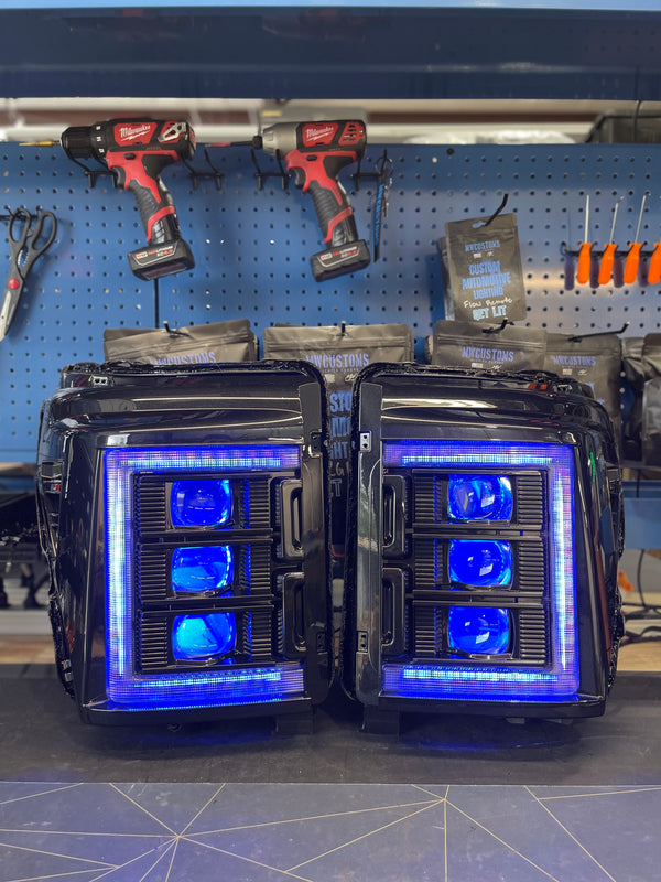 PRE-BUILT 2011-16 FORD SUPER DUTY MORIMOTO XB LED HEADLIGHTS