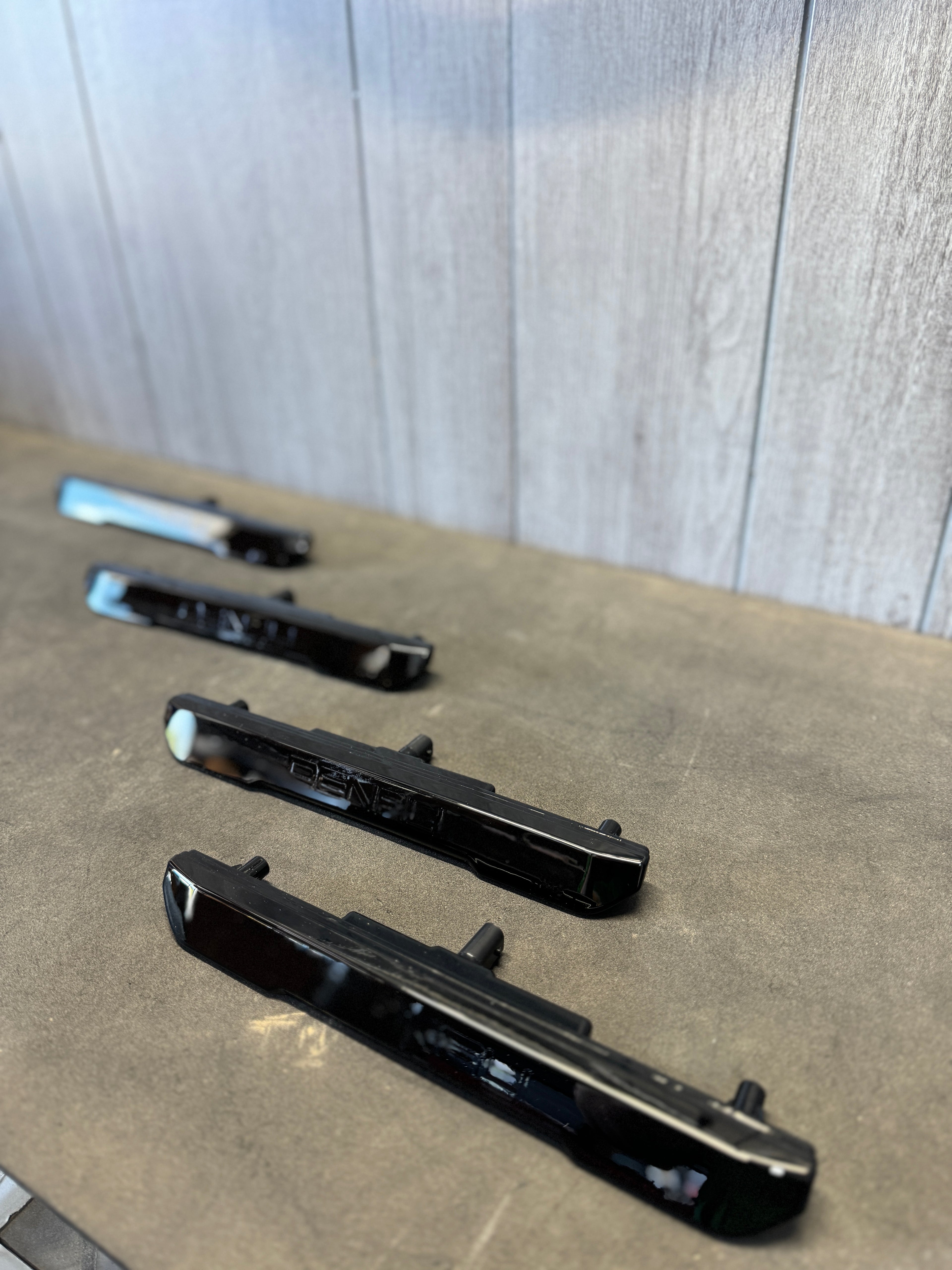 2020+ GMC SIERRA FENDER LIGHTS *PAINTED 8555* *SMOKED LENS* *DENALI TEXT* *AMBER LED*