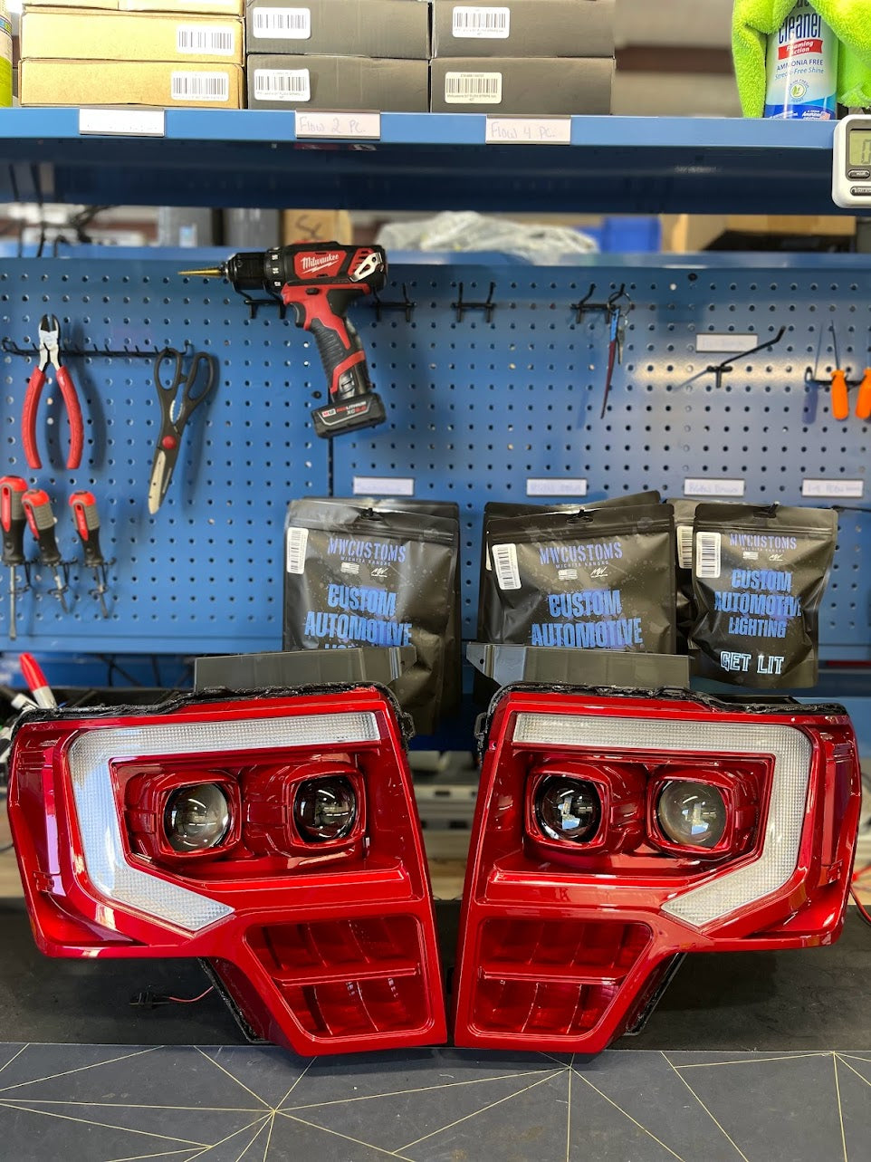 2009 - 2014 F-150 Dual Projector C Bar Headlight