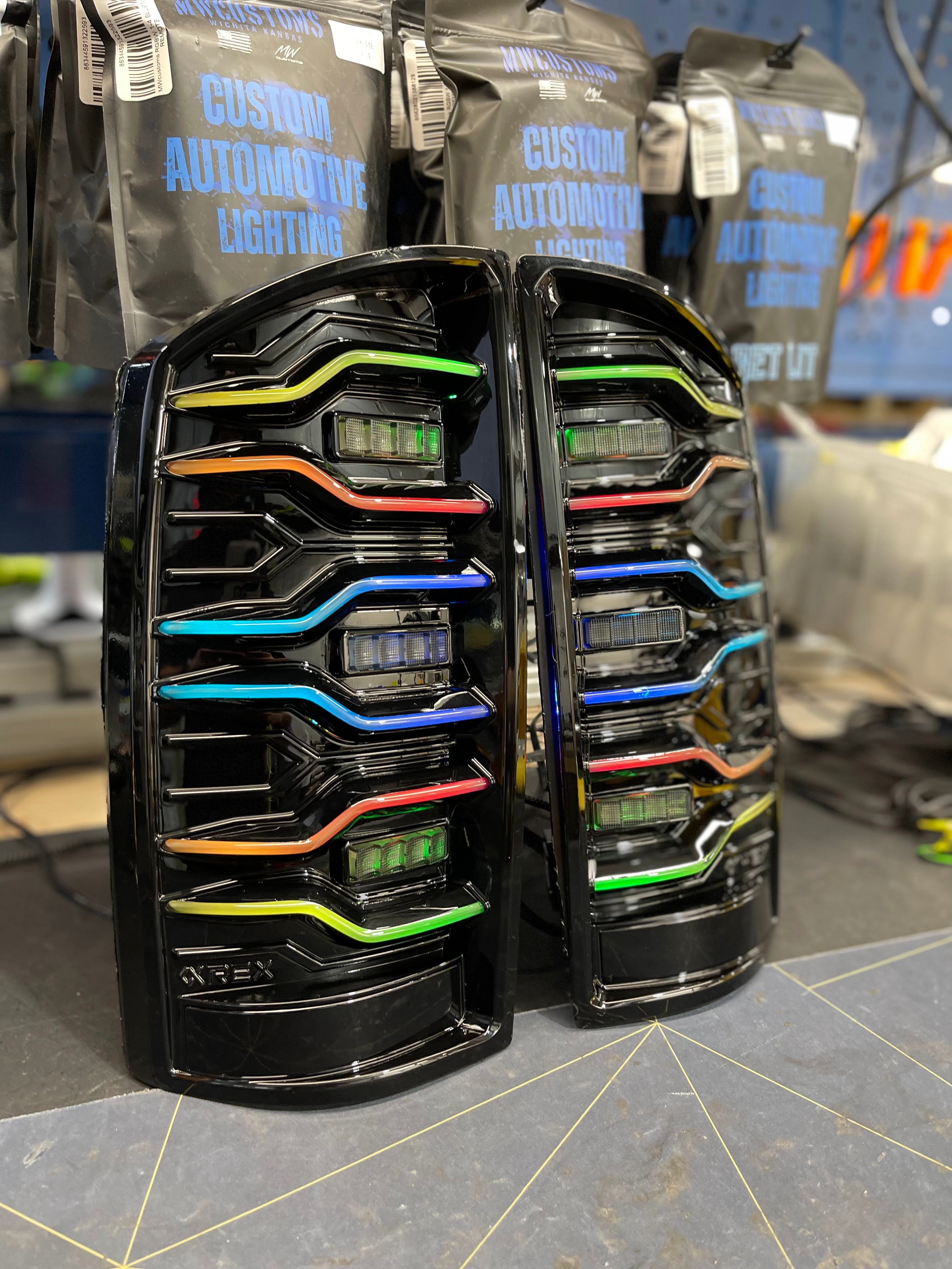 2002 - 08 DODGE RAM ALPHAREX LUXX SERIES TAIL LIGHTS