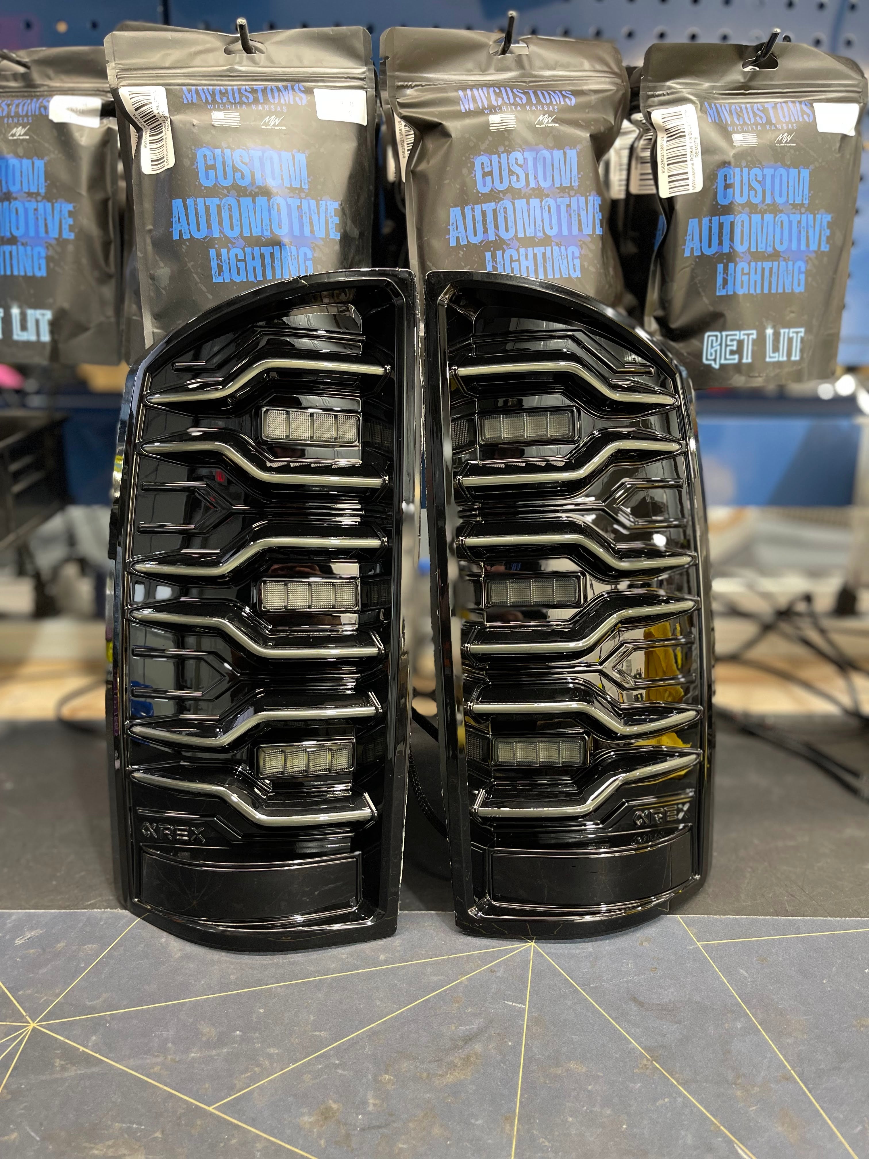 2002 - 08 DODGE RAM ALPHAREX LUXX SERIES TAIL LIGHTS