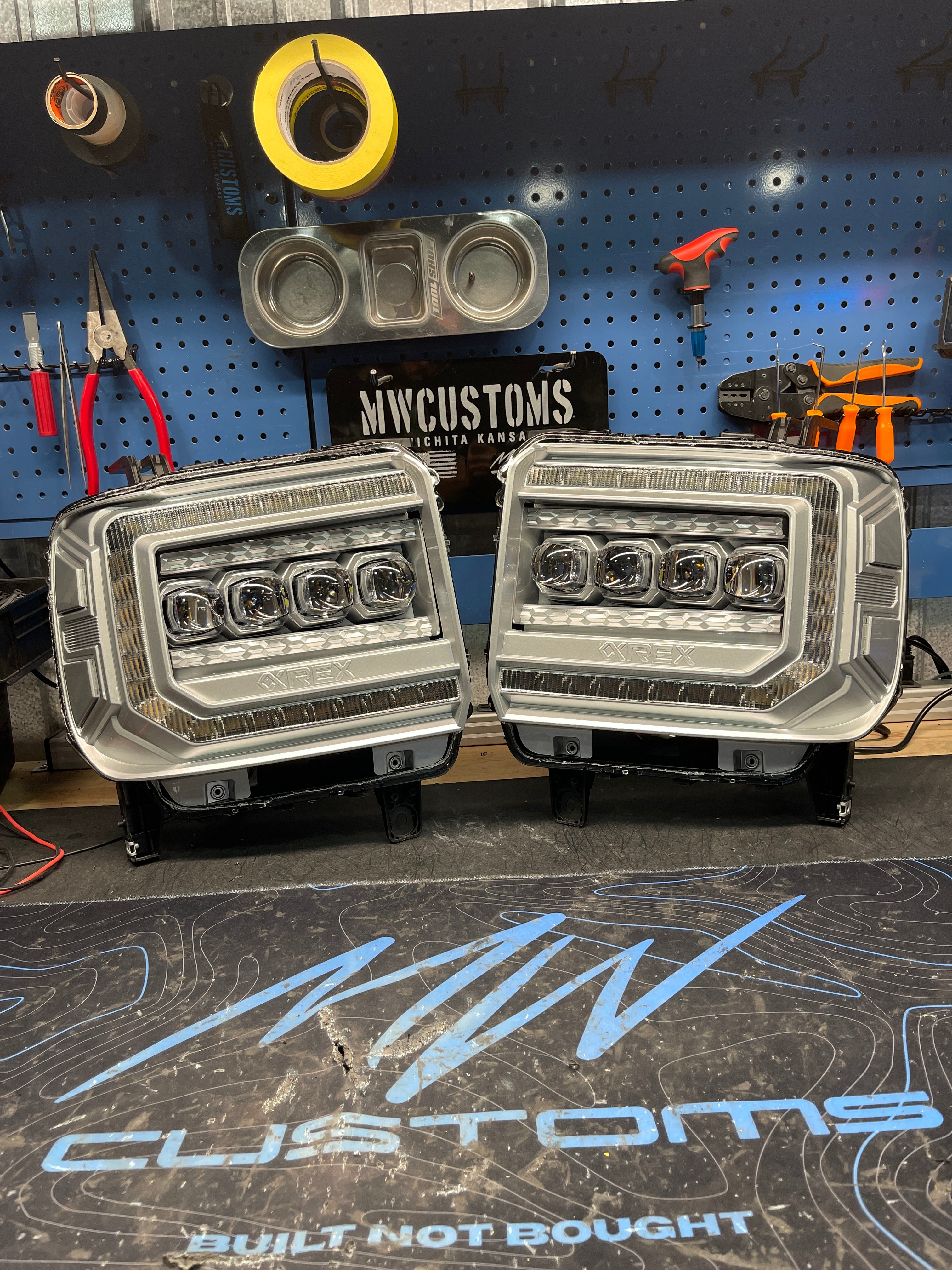 2014-18 ALPHAREX GMC SIERRA HEADLIGHTS NOVA SERIES