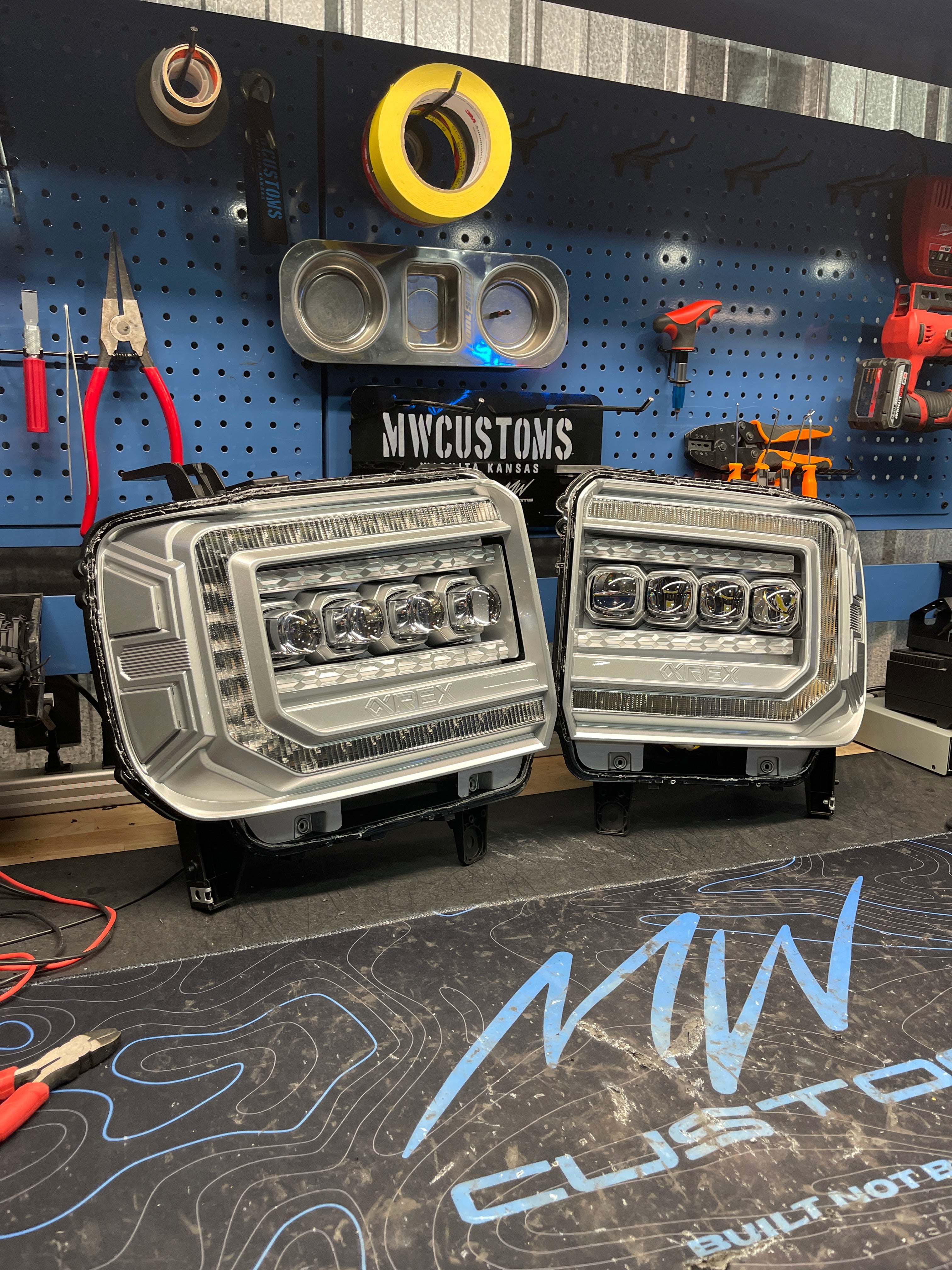 2014-18 ALPHAREX GMC SIERRA HEADLIGHTS NOVA SERIES