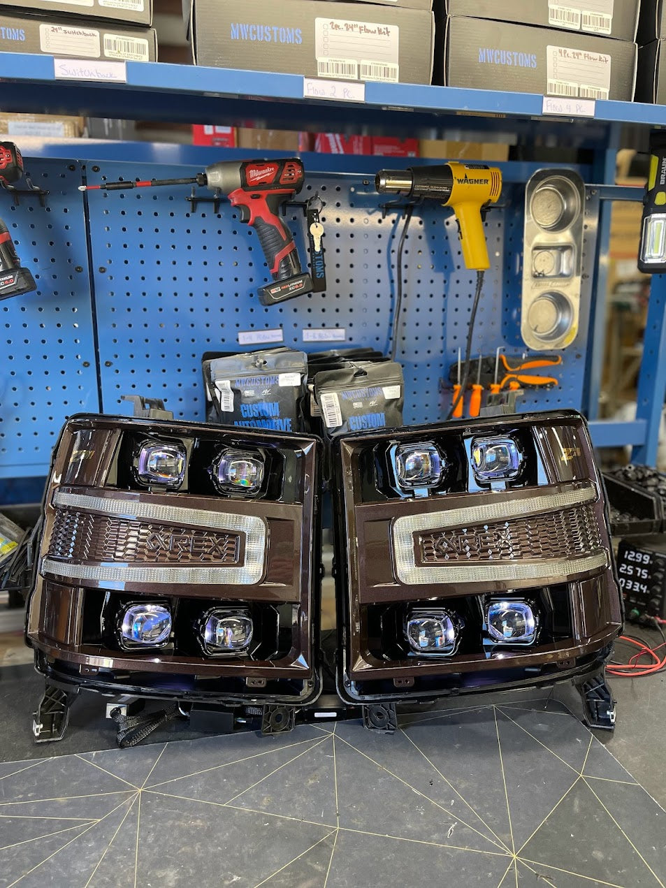 2014-15 SILVERADO 1500 ALPHAREX HEADLIGHTS NOVA SERIES