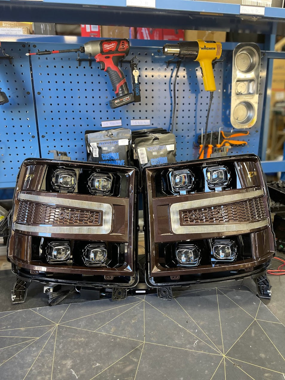 2014-15 SILVERADO 1500 ALPHAREX HEADLIGHTS NOVA SERIES