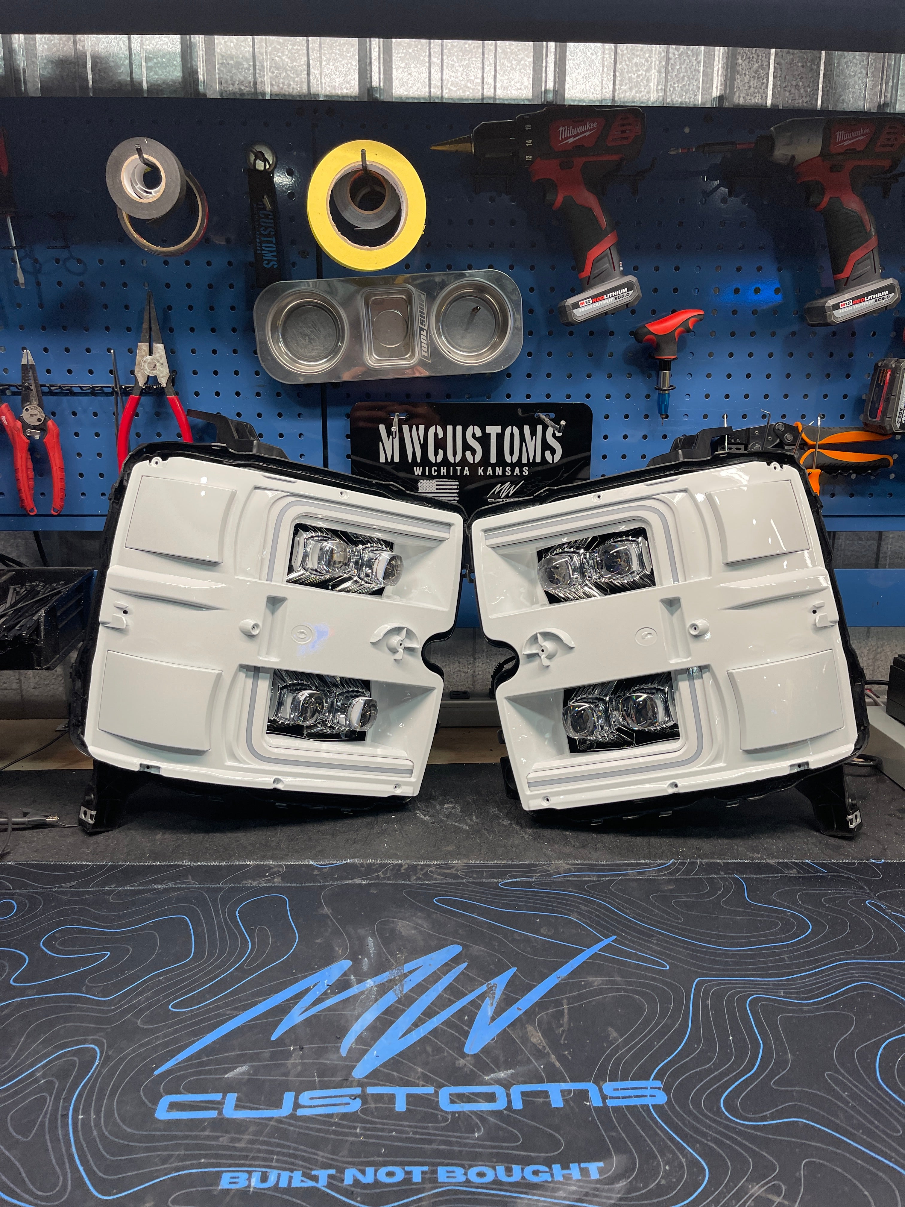 2015 - 19 CHEVY SILVERADO ALPHAREX NOVA SERIES HEADLIGHTS