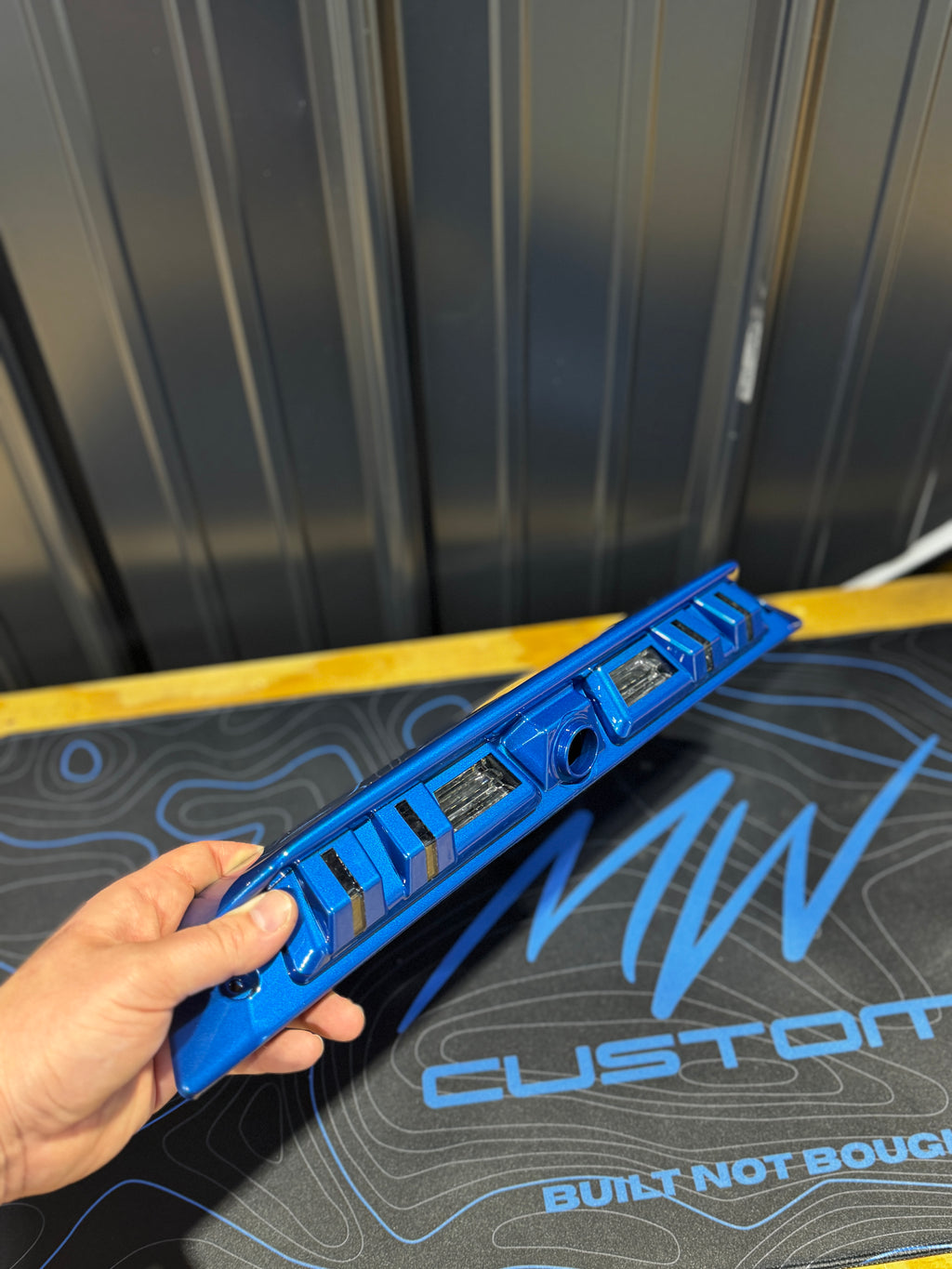 2015 - 25 F150 / 2017 - 25 SUPER DUTY MORIMOTO X3B 3RD BRAKE LIGHT *VELOCITY BLUE METALLIC* (Fits Ford trucks w/ cargo Camera)