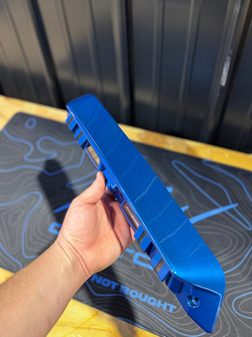 2015 - 25 F150 / 2017 - 25 SUPER DUTY MORIMOTO X3B 3RD BRAKE LIGHT *VELOCITY BLUE METALLIC* (Fits Ford trucks w/ cargo Camera)