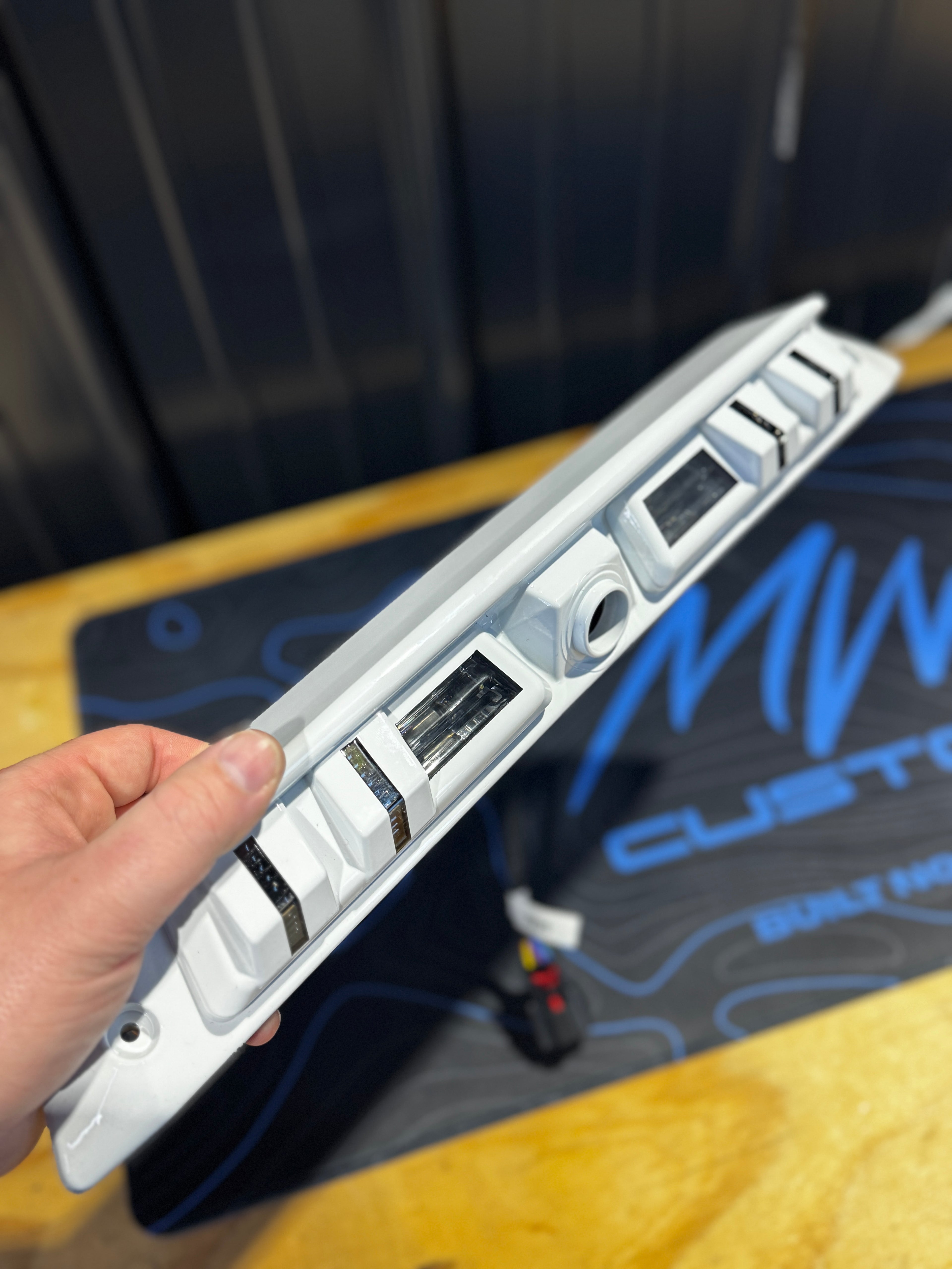 2015 - 25 F150 / 2017 - 25 SUPER DUTY  MORIMOTO X3B 3RD BRAKE LIGHT *OXFORD WHITE* (Fits Ford trucks w/ cargo Camera)