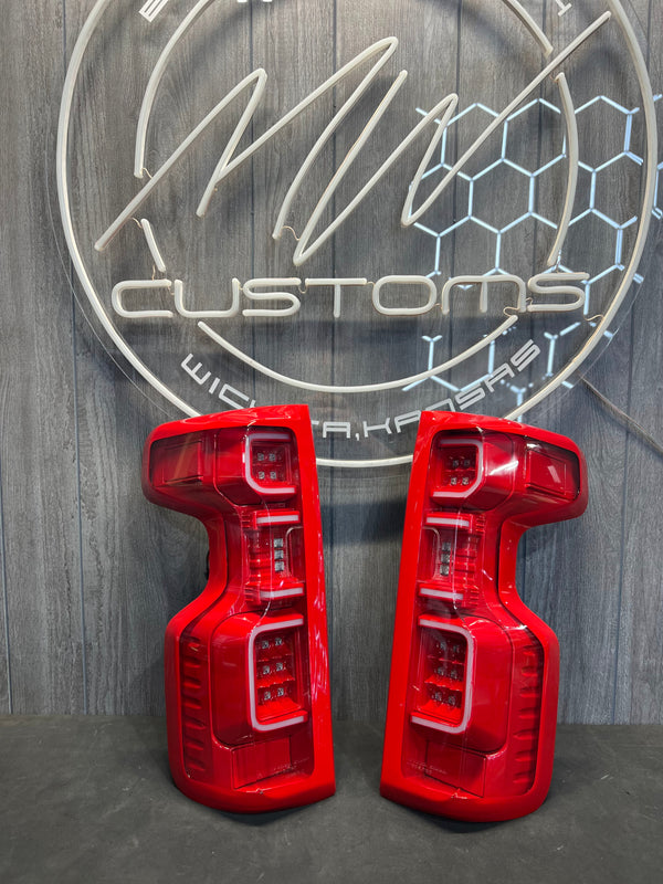 PRE-BUILT 2019-24 CHEVROLET SILVERADO TAIL LIGHTS