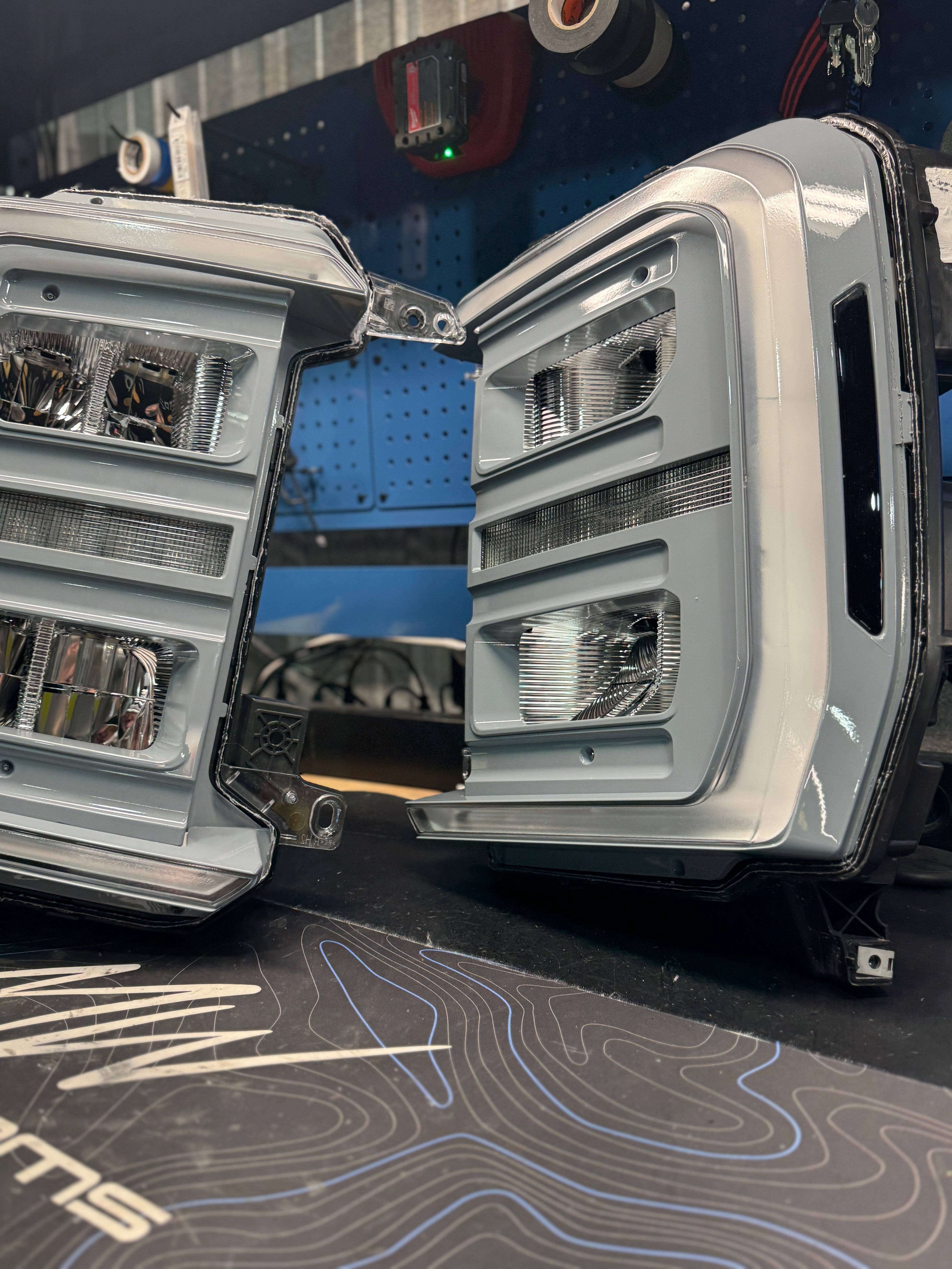 2023 - 25 FORD SUPER DUTY LED REFLECTOR HEADLIGHTS (Fits Factory LED Reflector Only)