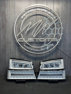 2003-07 CHEVROLET SILVERADO ALPHAREX HEADLIGHTS NOVA