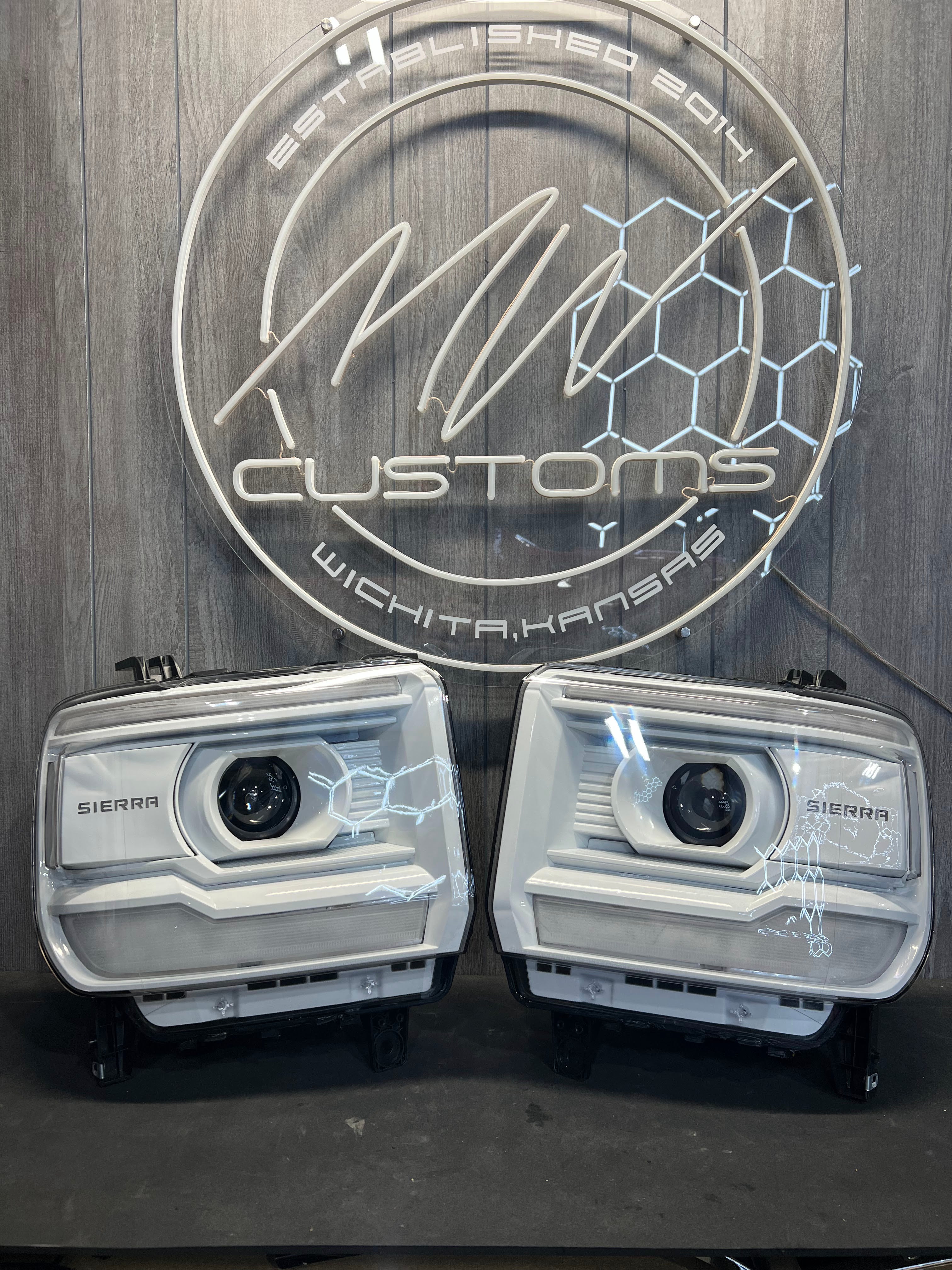 2014-18 GMC SIERRA HEADLIGHTS