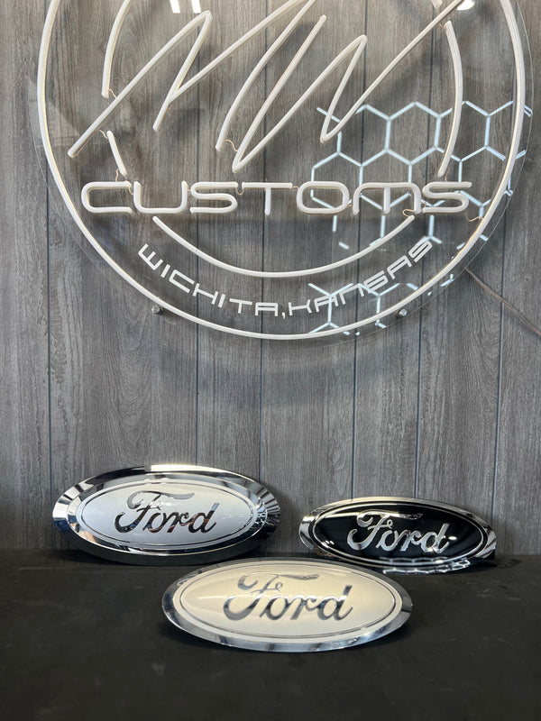 CUSTOM FORD GRILLE EMBLEM (NON CAMERA)