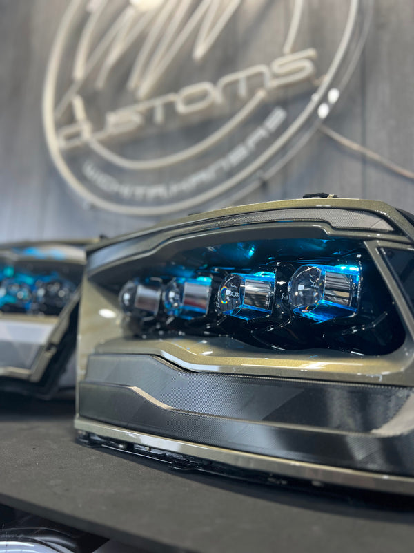 PRE-BUILT 2009-18 DODGE RAM ALPHAREX HEADLIGHTS NOVA SERIES