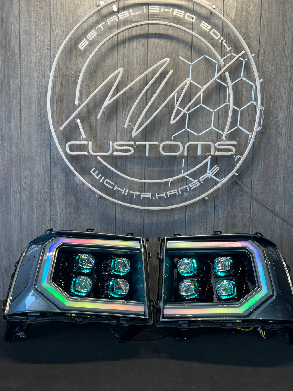 2007-13 GMC SIERRA ALPHAREX HEADLIGHTS NOVA SERIES