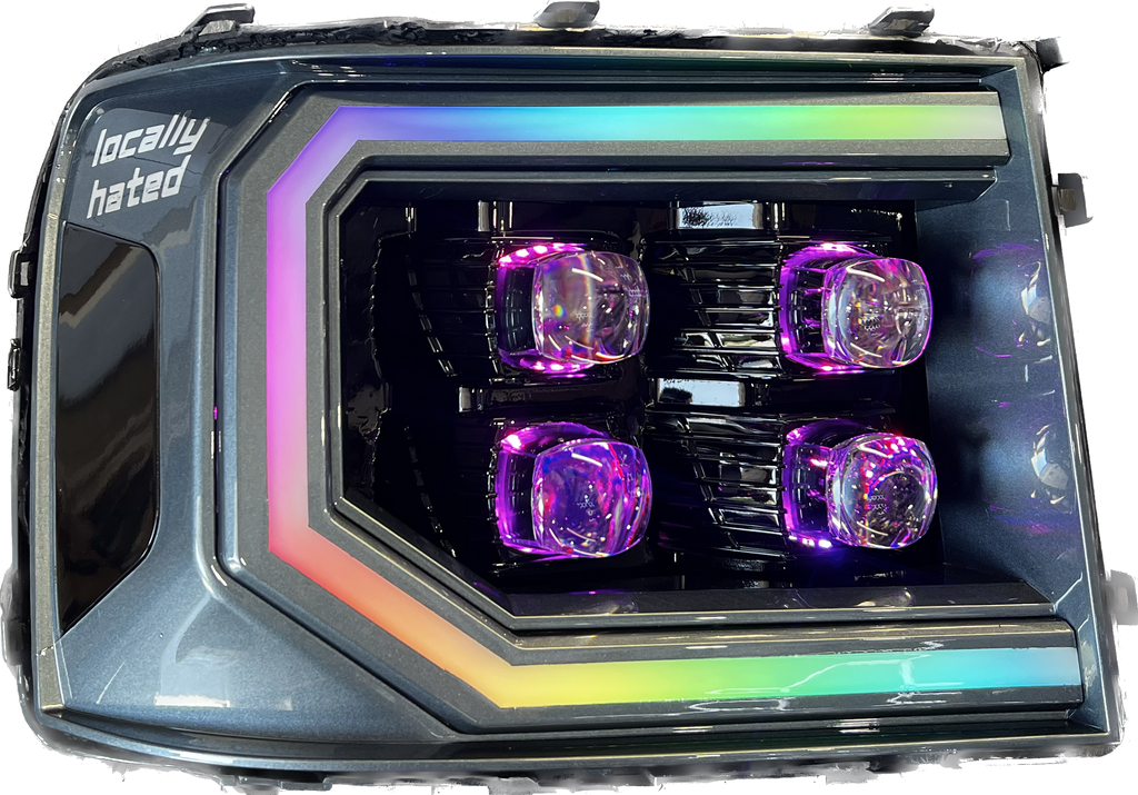 2007-13 GMC SIERRA ALPHAREX HEADLIGHTS NOVA SERIES