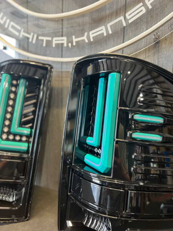 PRE-BUILT 2014-18 GMC SIERRA L Bar TAIL LIGHTS