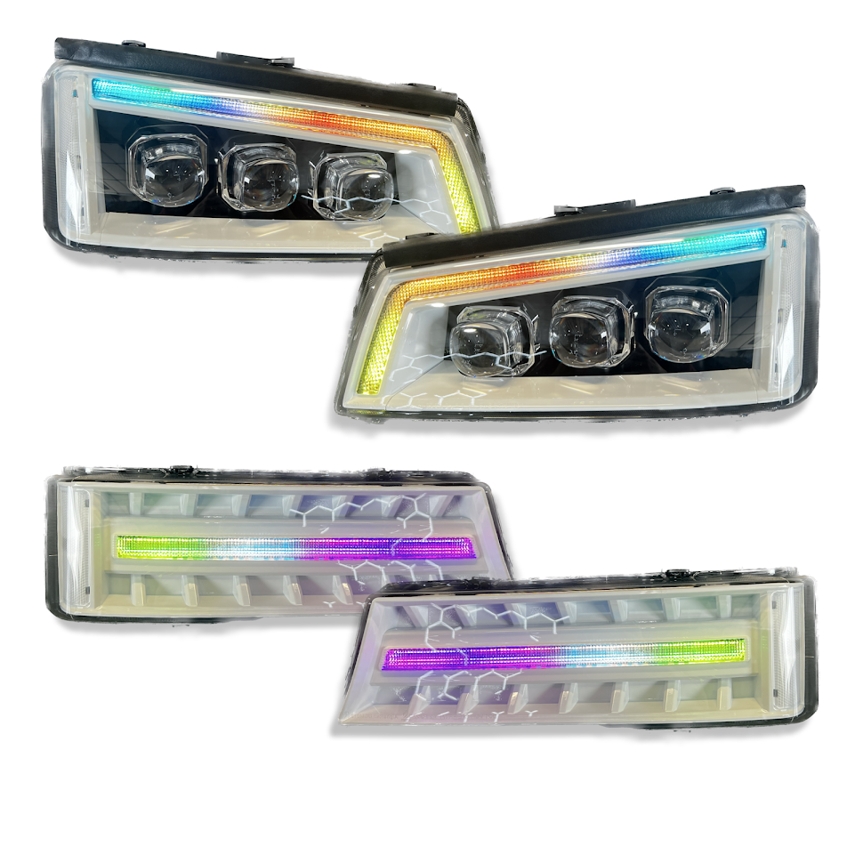 2003-07 CHEVROLET SILVERADO ALPHAREX HEADLIGHTS NOVA