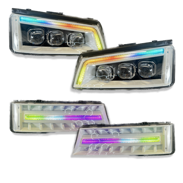 PRE-BUILT 2003-07 CHEVROLET SILVERADO ALPHAREX HEADLIGHTS NOVA