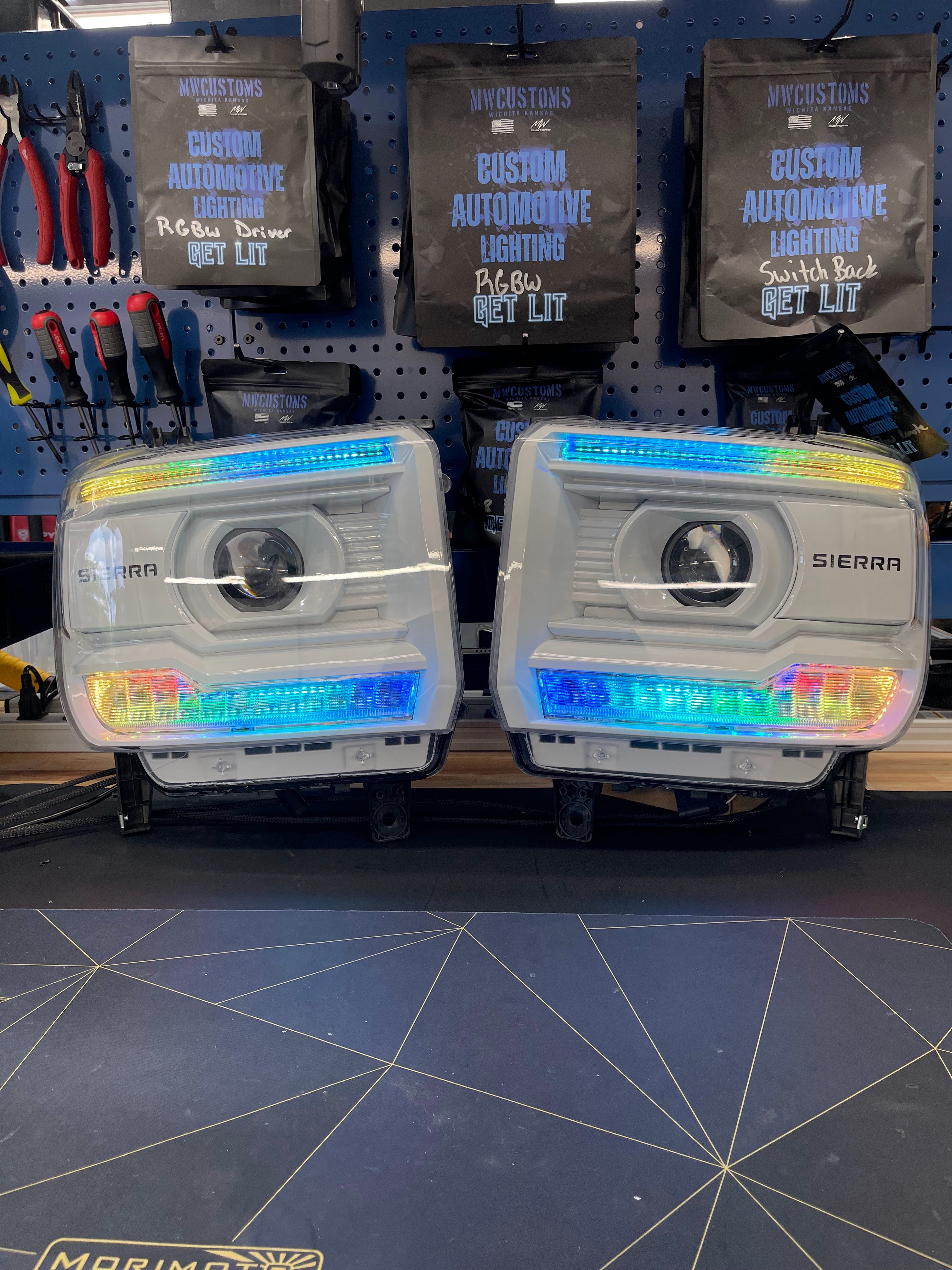 2014-18 GMC SIERRA HEADLIGHTS